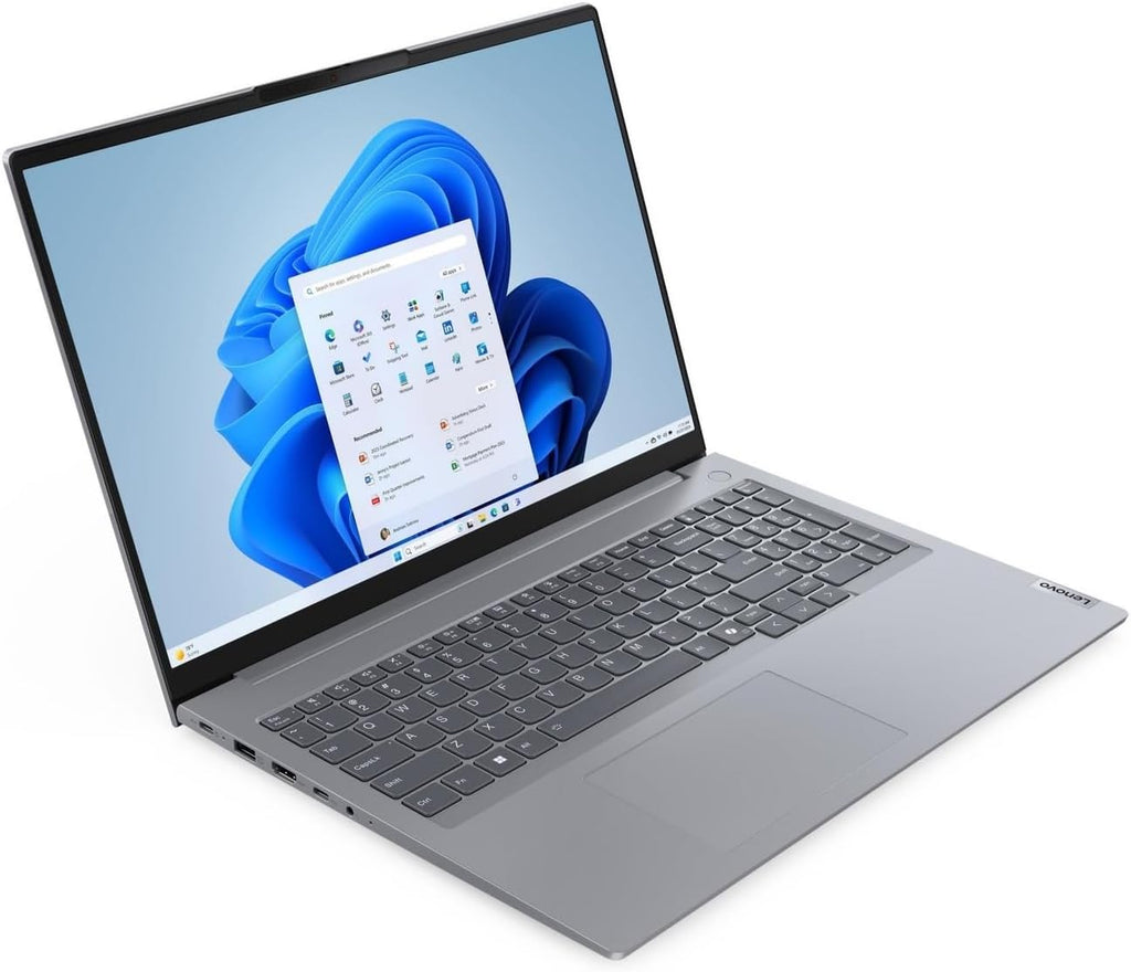 Lenovo ThinkBook 16 G7 Business Laptop 2025,16' WUXGA Display, AMD Ryzen 5 7533HS (6-Core), 16GB DDR5 RAM, 1TB PCIe SSD, Wi-Fi 6, Bluetooth, RJ-45, Webcam, Fingerprint Reader, Copilot Win 11 Pro