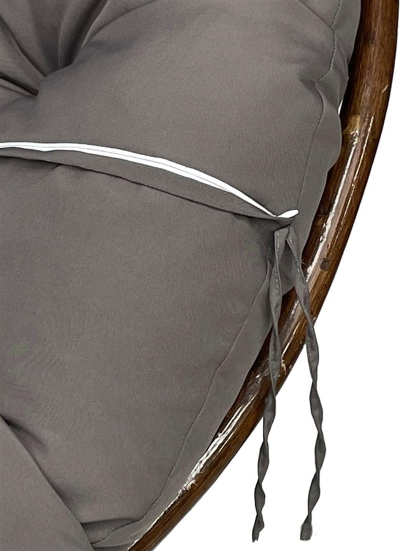 Rocker Chair Pads Thickened Hanging Egg Swing Chair Cushion for Outdoor Patio Garden Swing Chair Black 47' x 47'