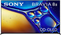Sony BRAVIA 8 II 55 Inch TV, QD OLED, 4K Smart Google TV, XR Processor with AI, Ultra Slim Design, 120hz Television, Dolby Vision/Atmos, Exclusive Features for PS5, K-55XR80M2, 2025 Model (Renewed)