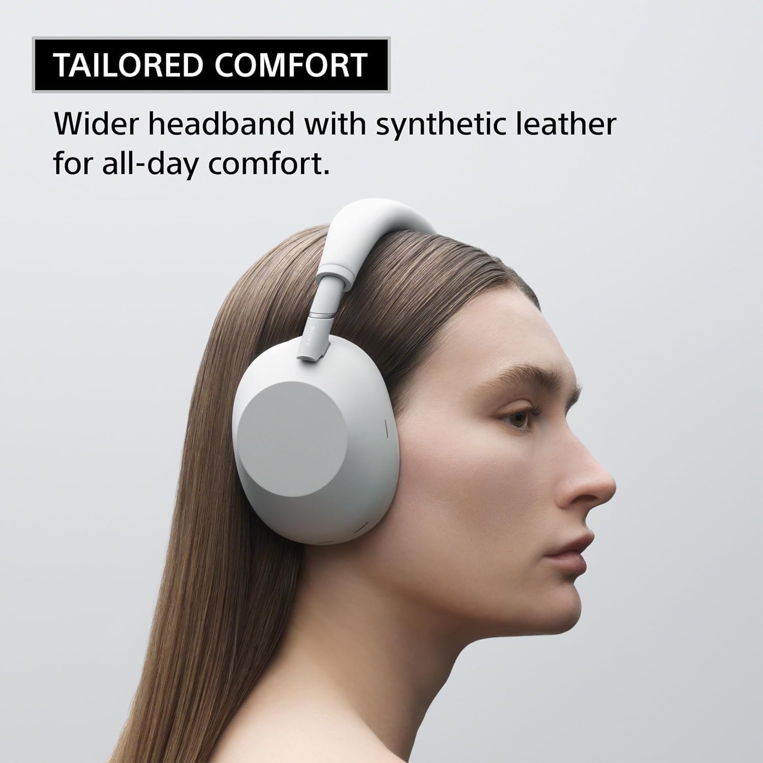 Sony WH-1000XM6 The Best Wireless Noise Canceling Headphones + Portable Charger + Headphone Stand + 20W 2-Port Wall Charger (Platinum Silver)