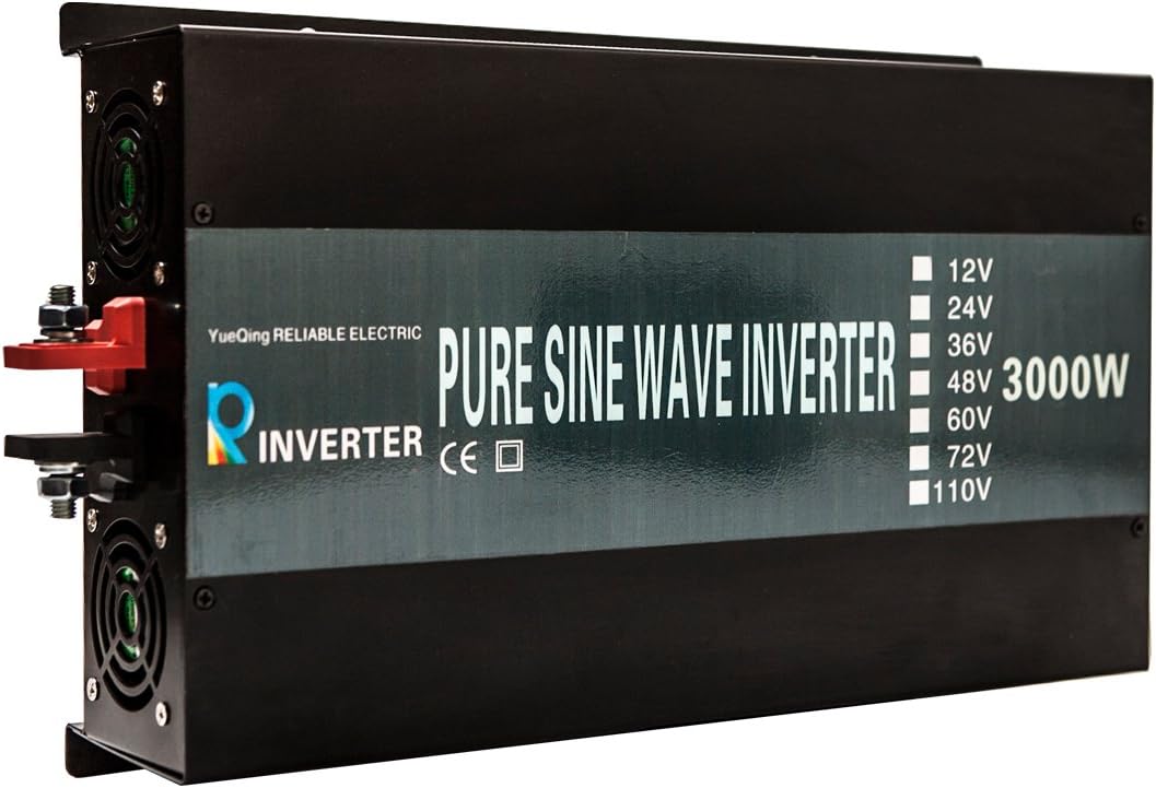 WZRELB 3000W 24V 120V Pure Sine Wave Solar Power Inverter Homeuse DC to AC System