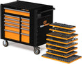 GEARWRENCH 614 Piece Master Mechanics Hand Tool Set with Premium Modular foam Trays and Mobile Work Station | MEGAMODMRO
