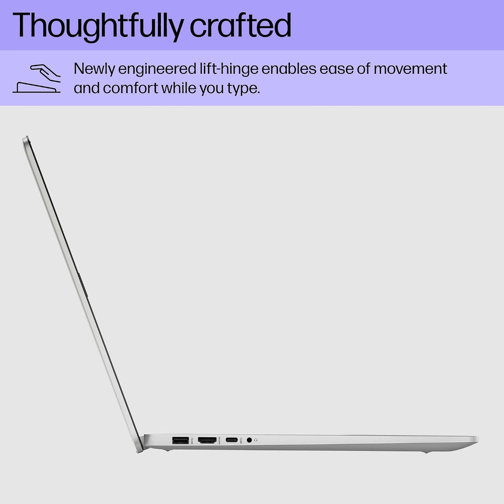 HP 17.3' Touchcreen Laptop - Backlit KB and Fingerprint Reader - Intel 13th 10-Core i5-16GB RAM, 512GB SSD - Win 11 Home and Microsoft 365 Web w/o Mouse