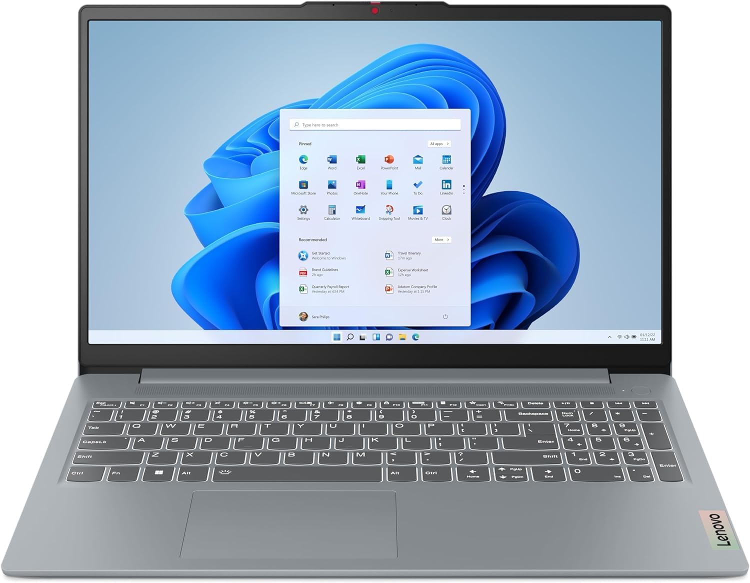 Lenovo 2025 IdeaPad 15.6' FHD Laptop 8-Core Intel Core i3-N305 UHD Graphics 8GB LPDDR5 128GB NVMe SSD USB-C w/DP WiFi AX BT Webcam HDMI1.4 Windows 11 Home w/RE USB