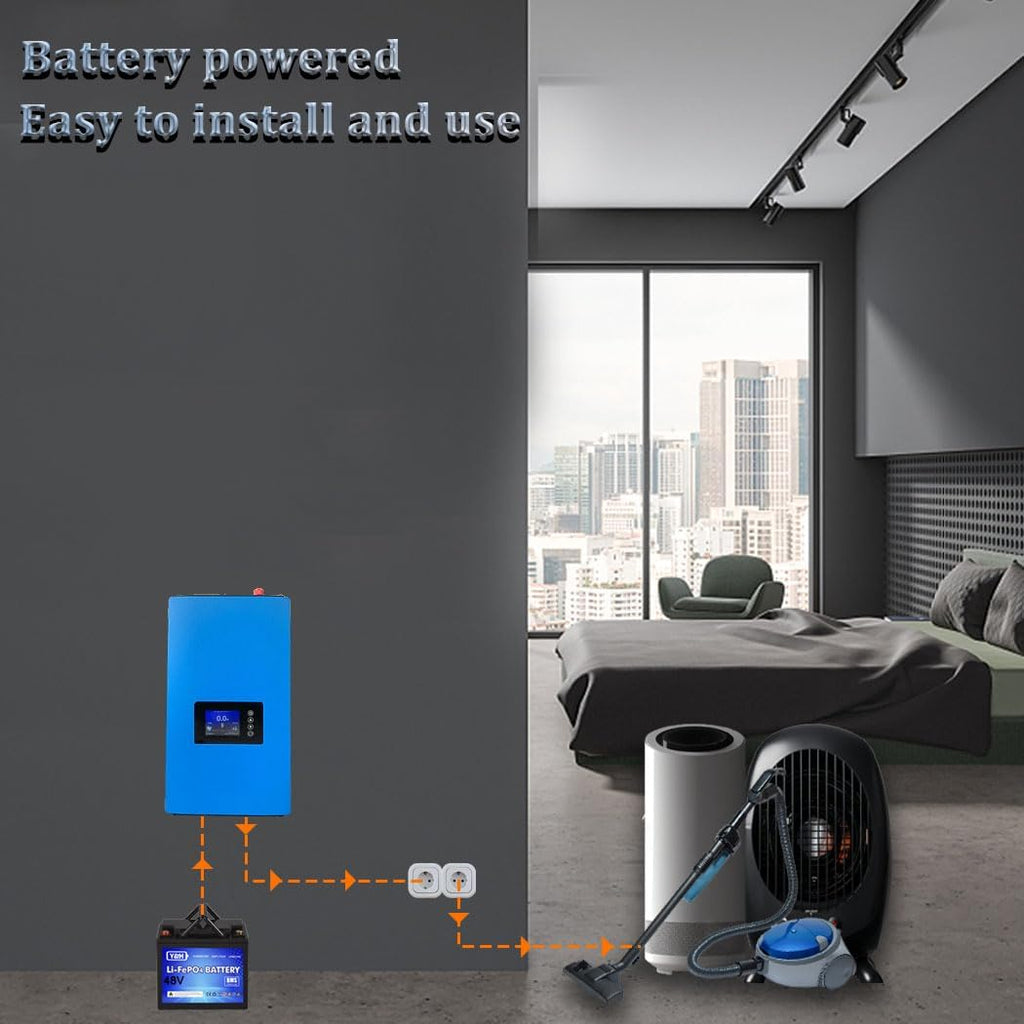 Y&H 1000W Grid Tie Inverter Power Limiter DC25-60V Solar Input AC110V/240V Auto Switch