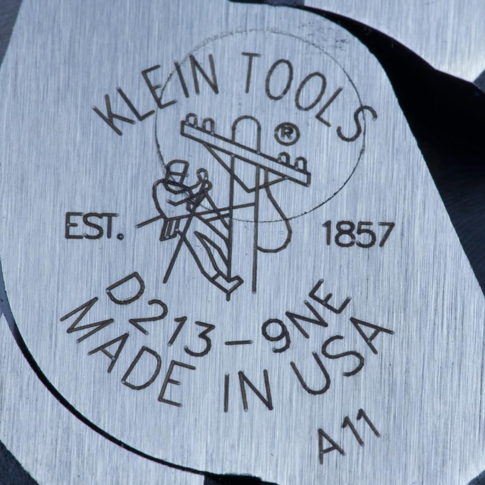 Klein Tools 80087 Dipped Plier Kit, Made in USA, Diagonal-Cutting, Needle-Nose, Side-Cutting High Leverage Linesman Pliers, Cutter and Crimper, 5-Piece