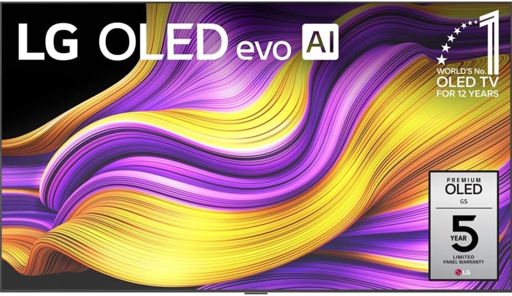 LG OLED83G5WUA 83 Inch G5 Series OLED evo 4K UHD Smart webOS TV with One Wall Design 2025 (Renewed) Bundle with Deco Gear 6FT HDMI Cable and CPS Exclusive 26 Month Protection Pack (BEACH-CPS-26M6500)