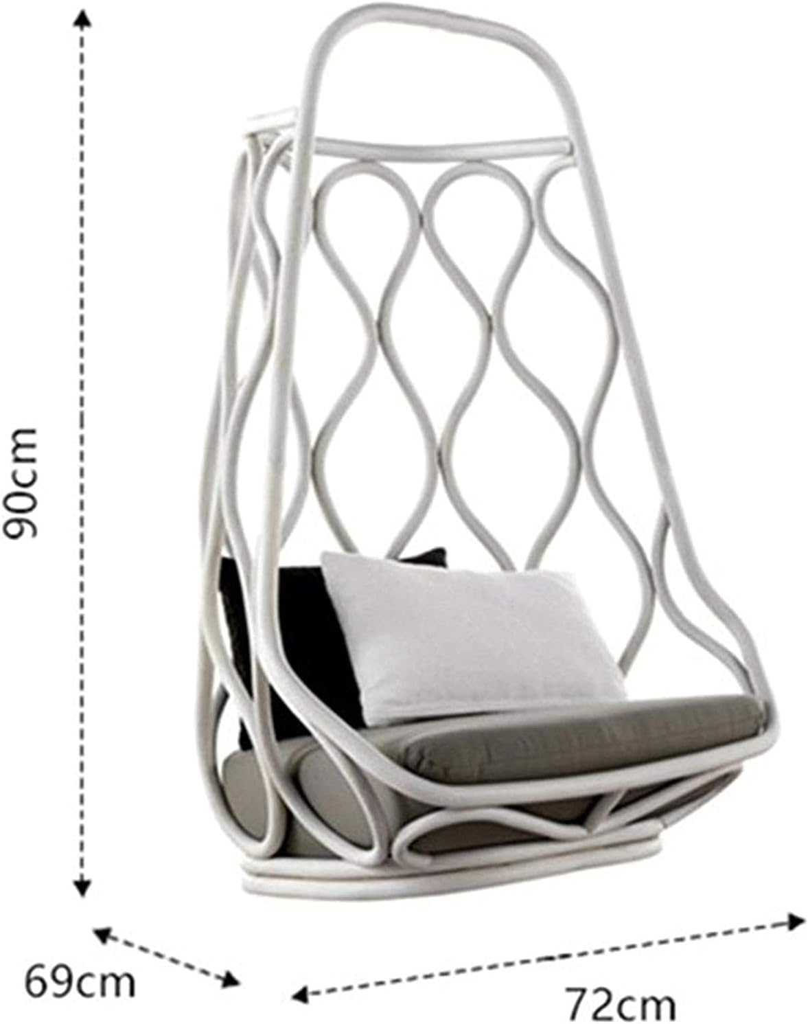 Swing Chair Swing Chair Iron Swing Indoor Bird's Nest Hanging Basket Rocking Chair Balcony Lazy Cradle Chair