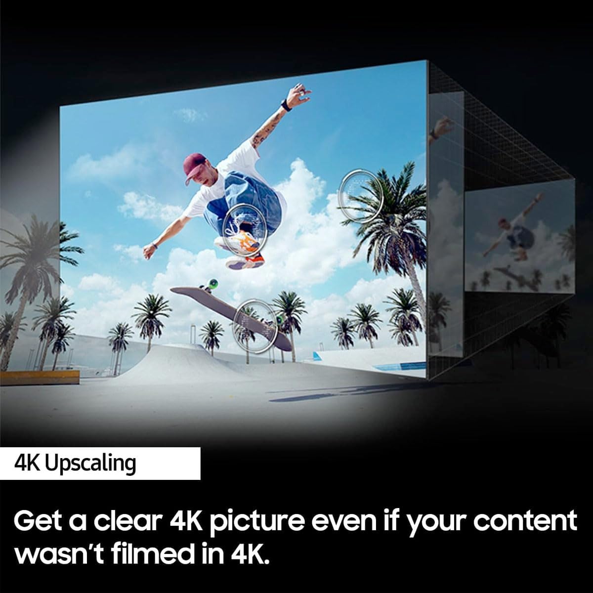 SAMSUNG 50-Inch Class DU8000B Series LED 4K Crystal UHD (2024) Smart Tizen TV AirSlim, Motion Xcelerator, Gaming Hub, Compatible with Alexa & Google Assistant UN50DU8000BXZA (Renewed)