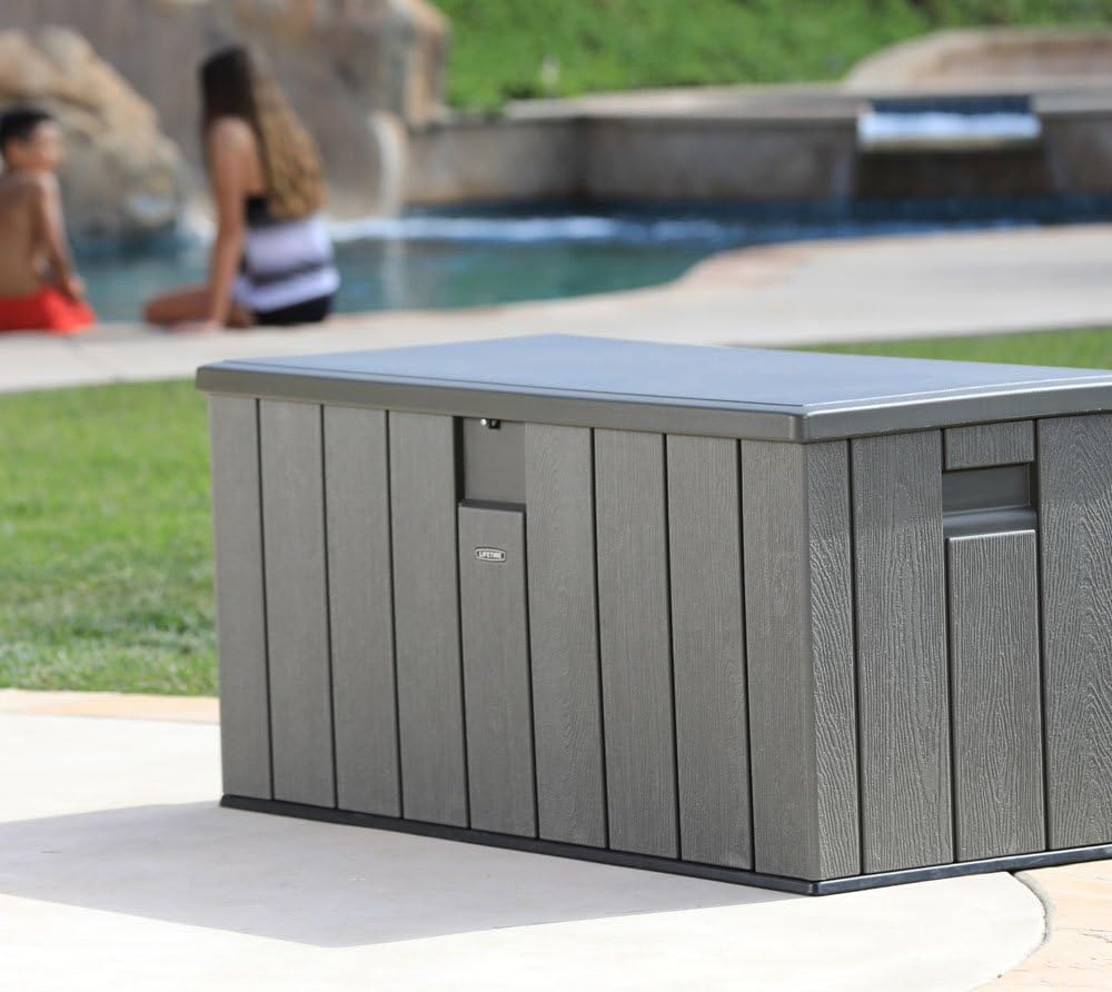 LIFETIME Outdoor Storage Box, 150 Gallon