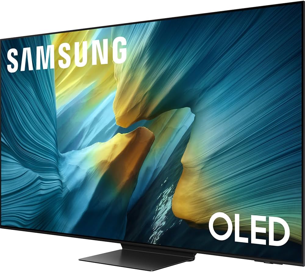 Samsung QN65S95FAFXZA 65 inch OLED 4K S95F Vision AI Smart TV 2025 (Renewed) Bundle with Deco Gear 6FT HDMI 2.0 Cable and CPS Exclusive 26 Month Protection Pack (BEACH-CPS-26M3500)