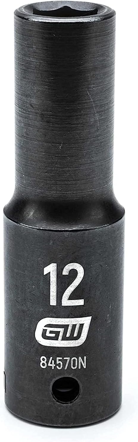 GEARWRENCH 39 Piece 1/2inch Drive 6 Point Impact Socket Set, Standard & Deep, Metric - 84948N