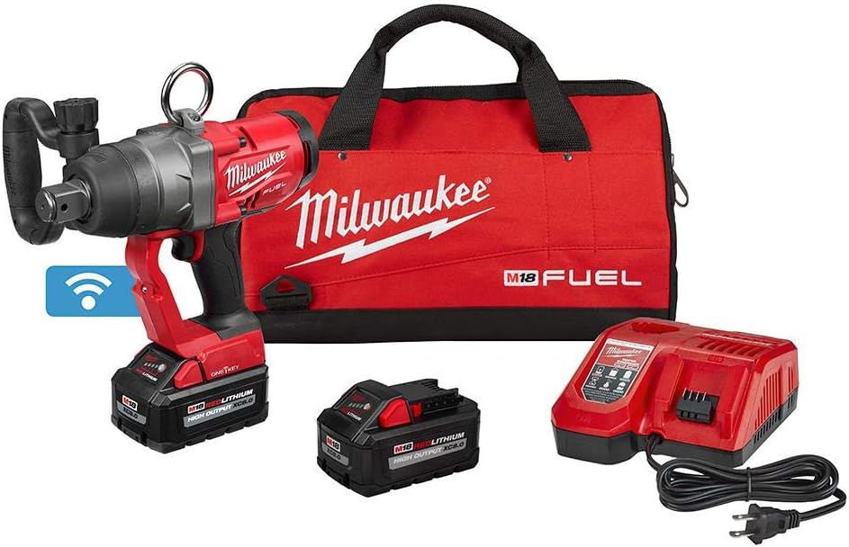 Milwaukee 2867-22 M18 Fuel 1' High Torque Impact Wrench (8.0ah) Kit 2867-22