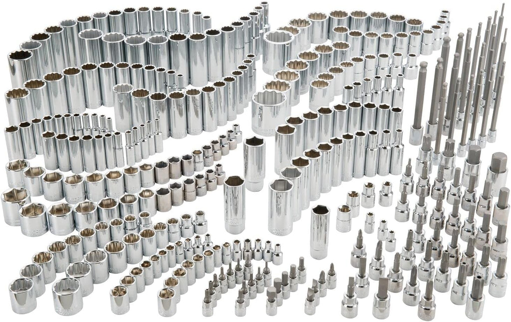 CRAFTSMAN 299-Piece Socket Set, Includes Deep, Shallow Sockets, Hex, Torx, Slotted, Phillips Bits