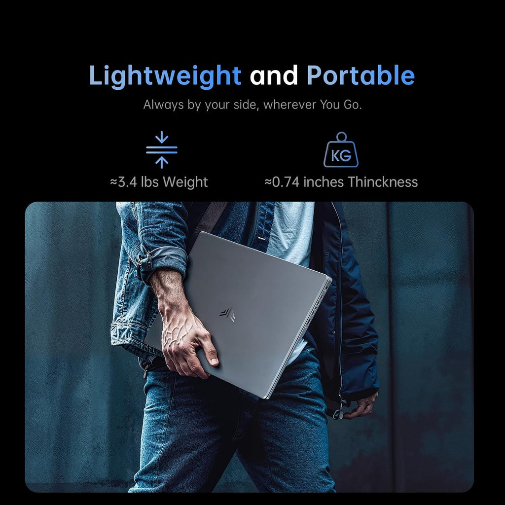 MALLRACE 15.6' IPS AMD Laptop, AMD Ryzen 3 4300U(4C/4T,Beat Intel Processor N100,up to 3.7GHz) Computer with Numbers Keyboard Type-C,WiFi 5 BT5.0, 54.72Wh for Student and Home