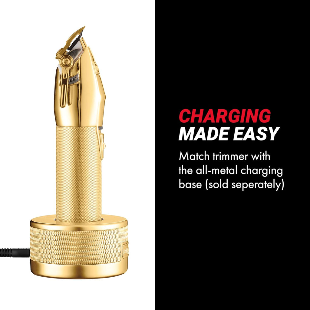 BaBylissPRO FX+ Professional Barber Cord/Cordless Hair Clippers for Men, All Metal, Lithium Battery with 3-Hour Runtime