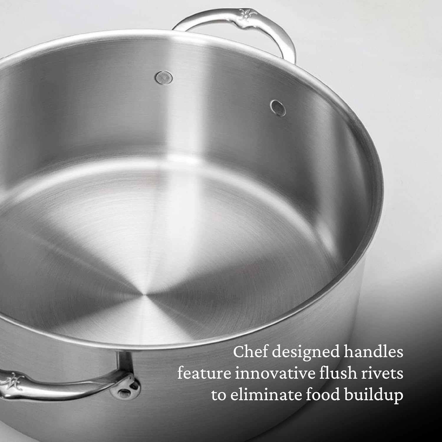 Thomas Keller Insignia by Hestan - Stainless Steel 9 Quart Rondeau, Induction Cooktop Compatible