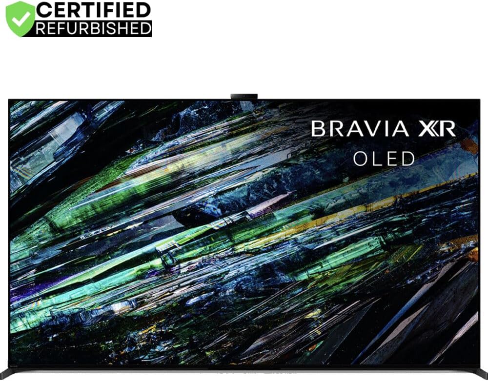 Sony XR77A95L BRAVIA XR A95L 77 inch QD-OLED 4K HDR Smart TV 2023 (Renewed) Bundle with 2 YR CPS Enhanced Protection Pack