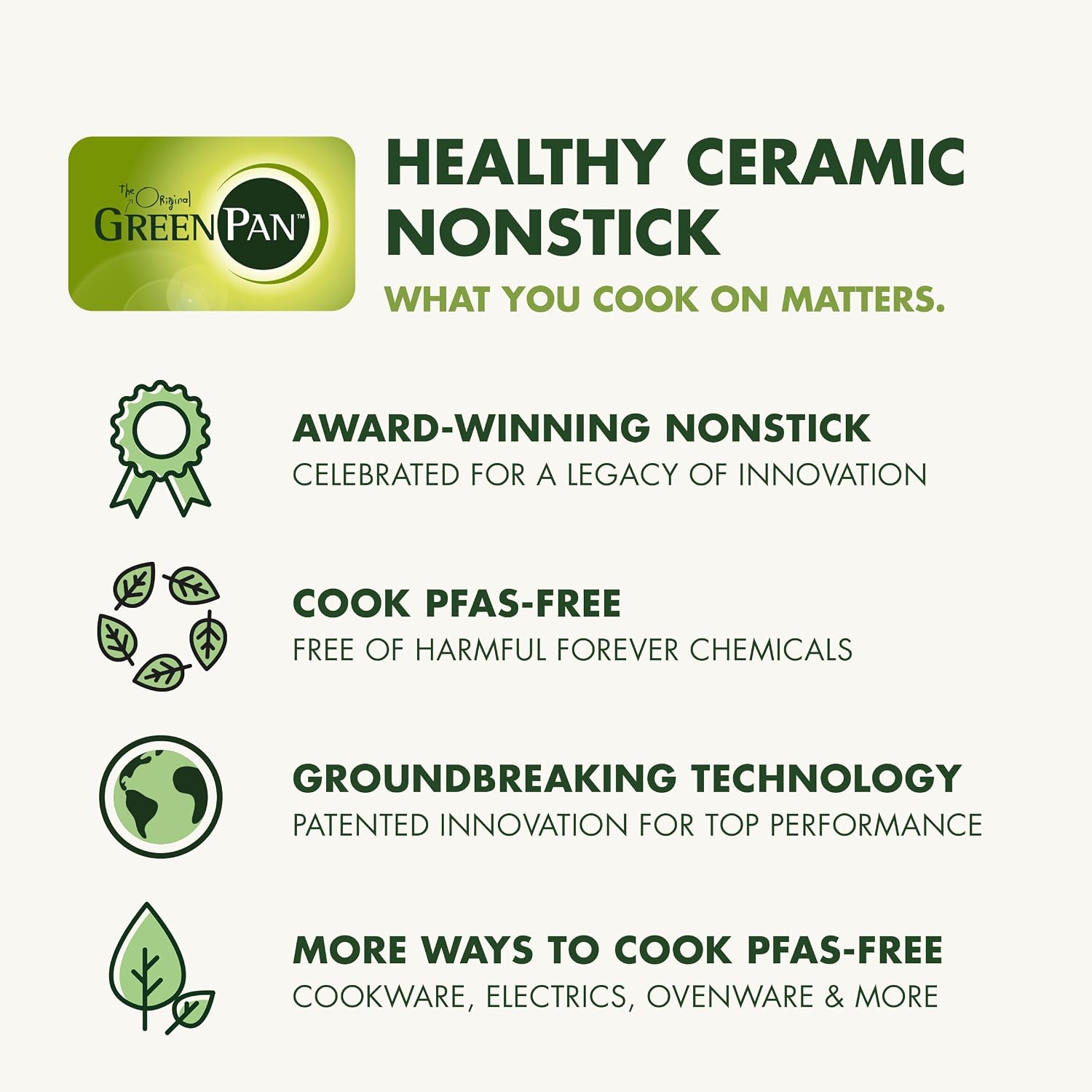 GreenPan Valencia Pro 9 Piece Ceramic Nonstick Cookware Set, PFAS-Free, Induction Ready, Hard Anodized Pots & Pans with Lids, Compatible on All Cooktops, Dishwasher & Oven Safe, Gray