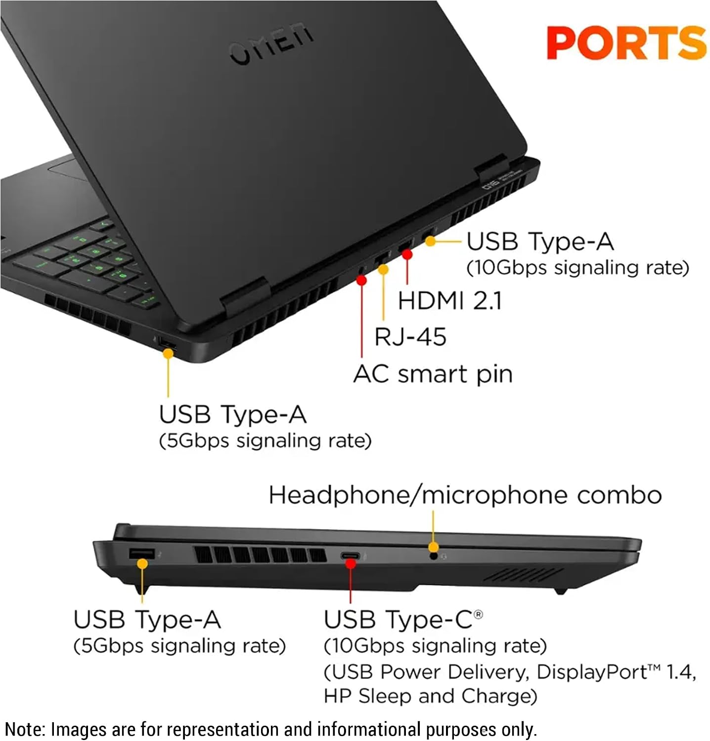 HP OMEN 16 Gaming Laptop, Intel Ultra 9-285H, 64 GB DDR5 RAM, 2 TB PCIe SSD, 16' WQXGA (2560x1600) 240Hz Display, Nvidia G-Force RTX 5070, RGB Backlit Keyboard, W11 Pro, Shadow Black