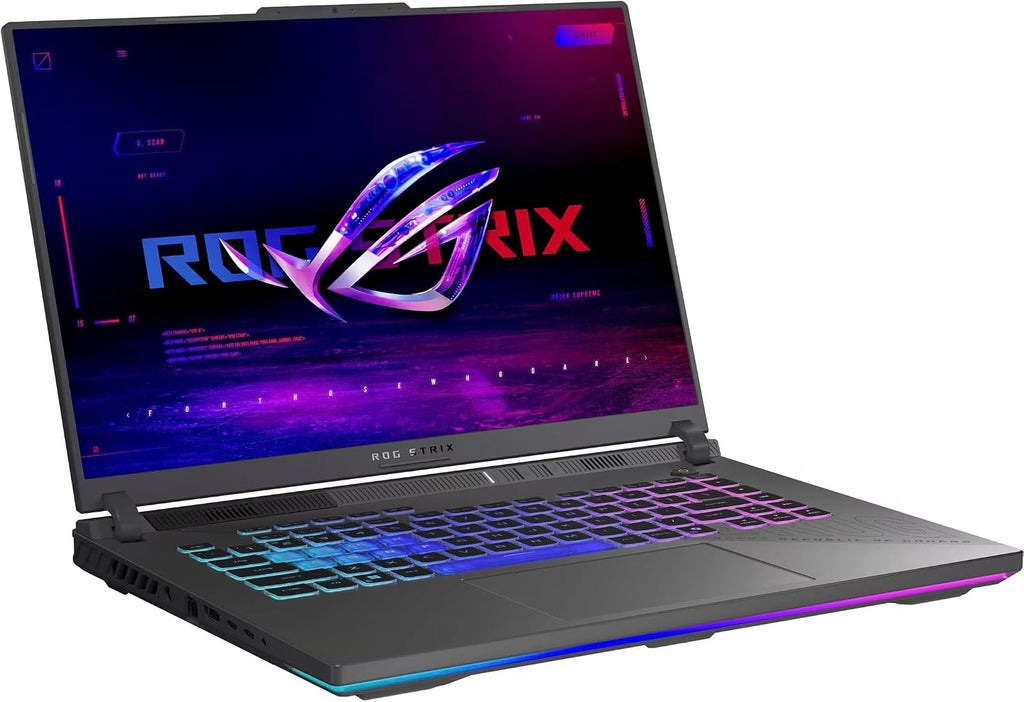 ASUS ROG Strix G16 Gaming Laptop - NVIDIA GeForce RTX 5070 Ti, 16' 165Hz WUXGA Display, AMD Ryzen 9 8940HX (Up to 5.3 GHz), WiFi 6E, RGB Backlit KB, Win11 Pro, 32GB DDR5 RAM, 1TB SSD, w/Accessories