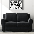 Bonzy Home 58' Loveseat Couches for Living Room, 2 Seater Modern Comfy Love Seat with Thick Cushion for Small Space Home Apartment Office Studio