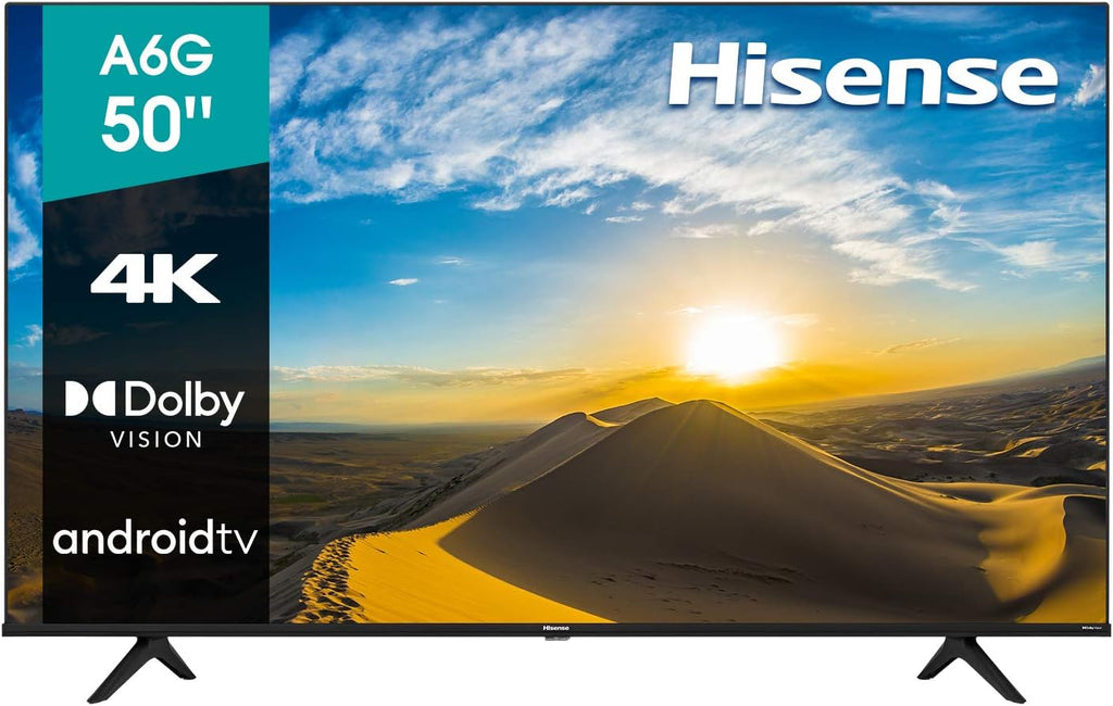 Hisense 50A6G 50-Inch 4K Ultra HD Android Smart TV with Alexa Compatibility (2021 Model)