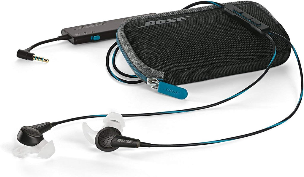 Bose QuietComfort 20 Acoustic Noise Cancelling Headphones, Compatible with Apple Devices, Black (Renewed)