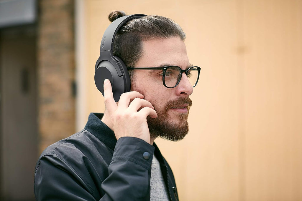 Sony WHH900N Hear On 2 Wireless Overear Noise Cancelling High Resolution Headphones, 2.4 Ounce
