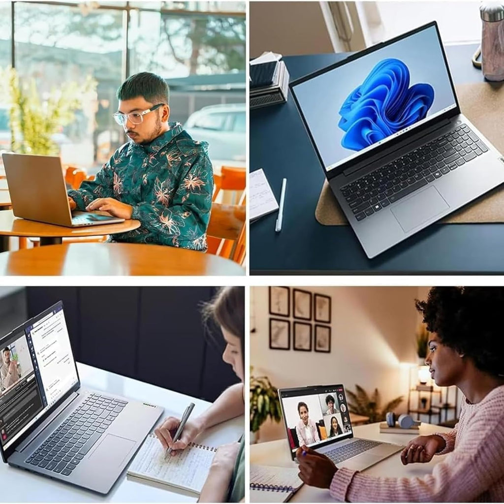 IdeaPad Slim • 15.6' Business Laptop with Microsoft 365 Included • 12GB DDR4RAM • 1.2TB Storage (256GB SSD + 1TB OneDrive) • Intel 4 Core • Privacy Shutter • Dolby Audio • Copilot AI • Windows 11