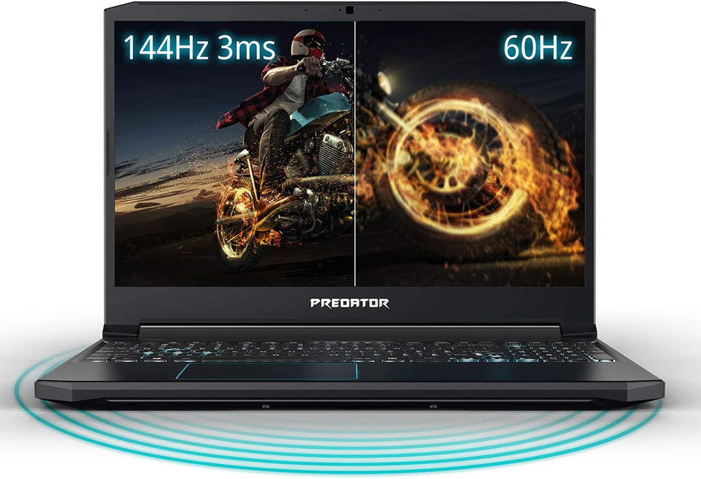 acer Predator Helios 300 Gaming Laptop PC, 15.6' Full HD 144Hz 3ms IPS Display, Intel i7-9750H, GeForce GTX 1660 Ti 6GB, 16GB DDR4, 256GB NVMe SSD, Backlit Keyboard, PH315-52-78VL