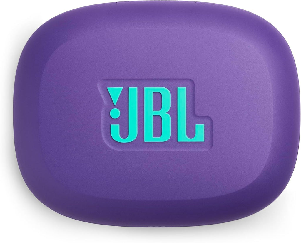 JBL Endurance Peak 4 - True Wireless Noise Cancelling Sport Earbuds, Up to 48Hrs Total Playback, Water & dust Proof (IP68), Secure fit with TwistLock™ Design, & 6 mics for Perfect Calls (Purple/Teal)