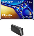 Sony K55XR80M2 55 Inch Bravia 8 QD-OLED 4K HDR Google TV with an AudioQuest PowerQuest2 Power Filter/Surge Protector 6 Outlet (2025)