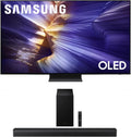 Samsung QN55S90FAFXZA 55 Inch 4K OLED Smart TV with a HW-B750F B Series Soundbar 5.1 Ch and Subwoofer (2025)