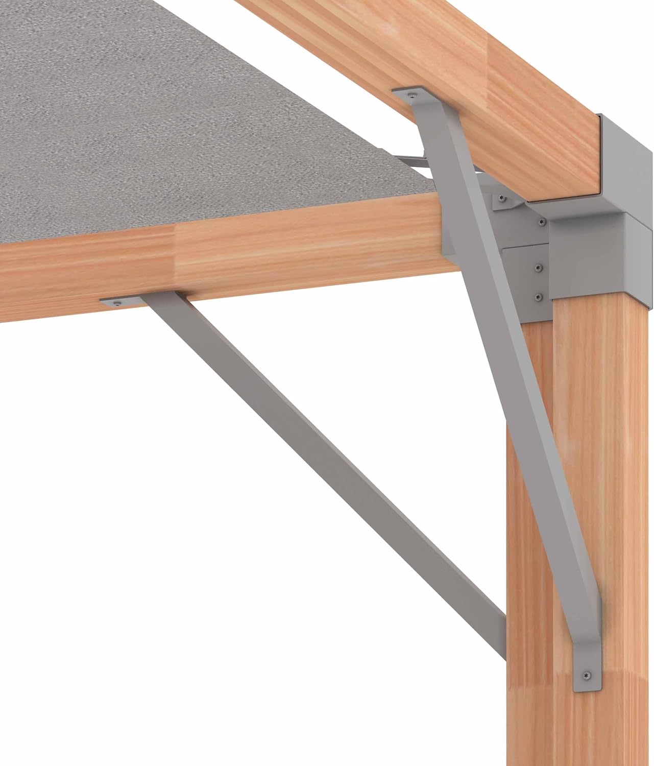 Bali 8 x 8' Cedar Pergola - Easy to Assemble. Western Red Cedar, Sunshade Canopy, Sustainably Sourced, Made in Canada. Perfect for Patio, Deck or Backyard.