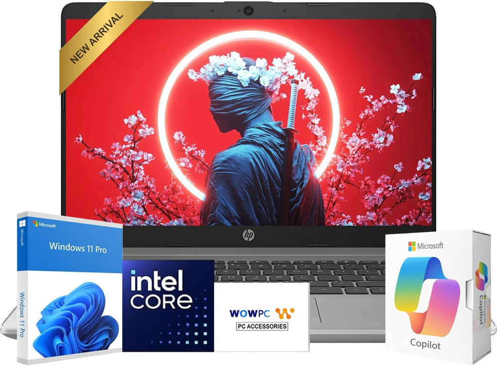 HP 2026 New Generation 15.6' FHD Business and Student Laptop, Microsoft Office 365 for the Web, Intel Powerful CPU, 8GB RAM, 256GB SSD, Wi-Fi 6, Ultra Slim Design, Long Battery Life, Windows 11 Pro