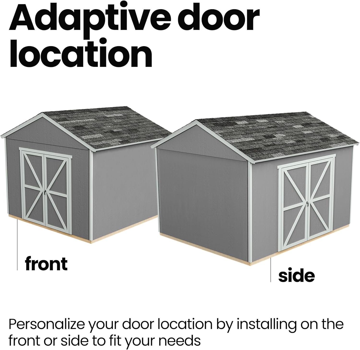 Handy Home Products Astoria 12x24 Do-It-Yourself Wooden Storage Shed- Does not Include Floor kit, Paint, or Roofing Shingles