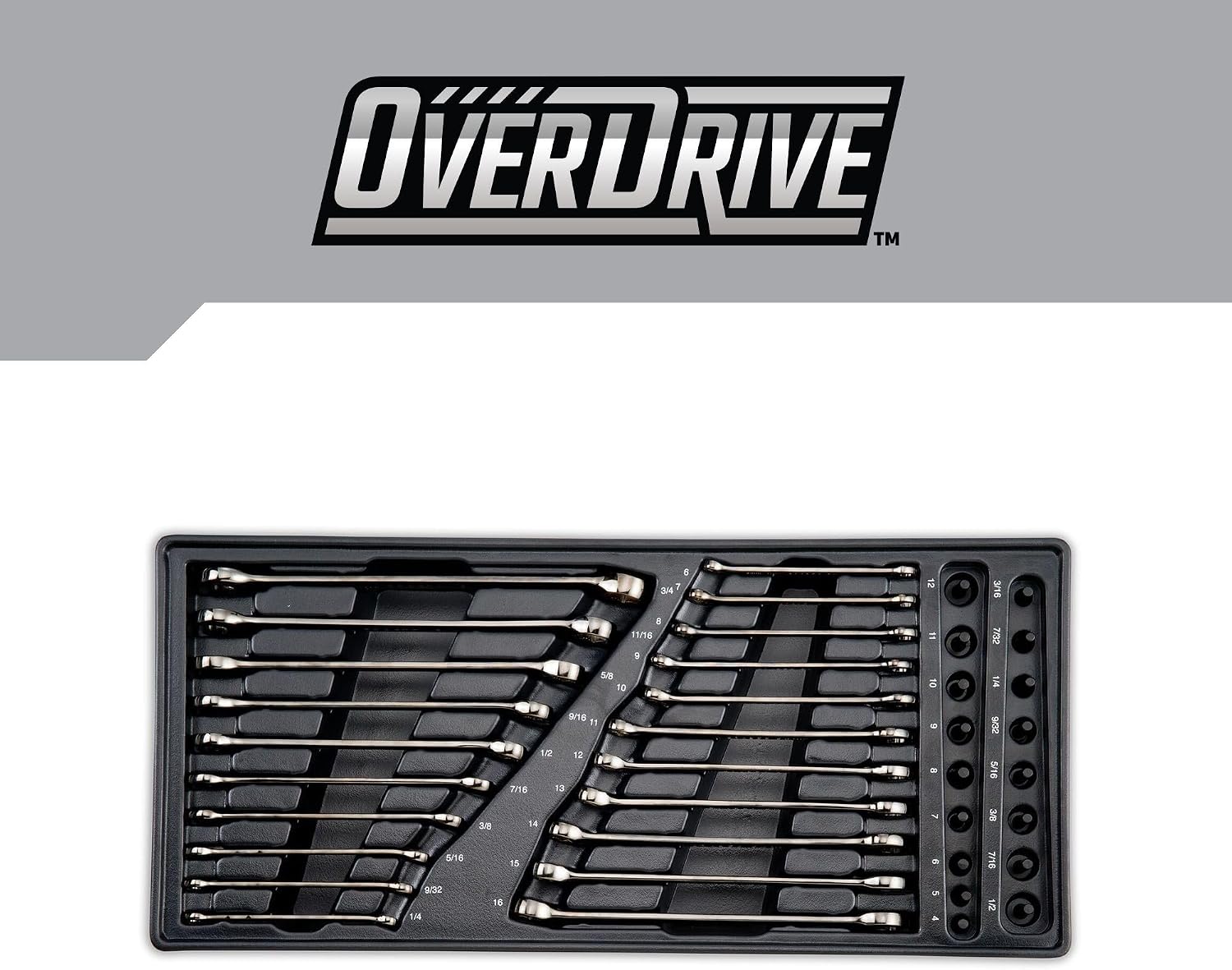 CRAFTSMAN OVERDRIVE 284-Piece Gunmetal Chrome Mechanics Tool Set, Standard SAE/Metric Socket Set, with Hard Case (CMMT99284)