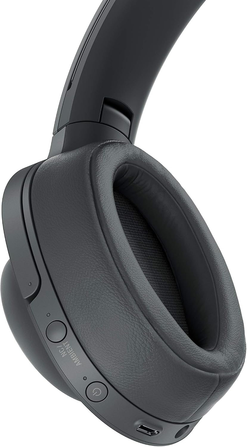 Sony WHH900N Hear On 2 Wireless Overear Noise Cancelling High Resolution Headphones, 2.4 Ounce