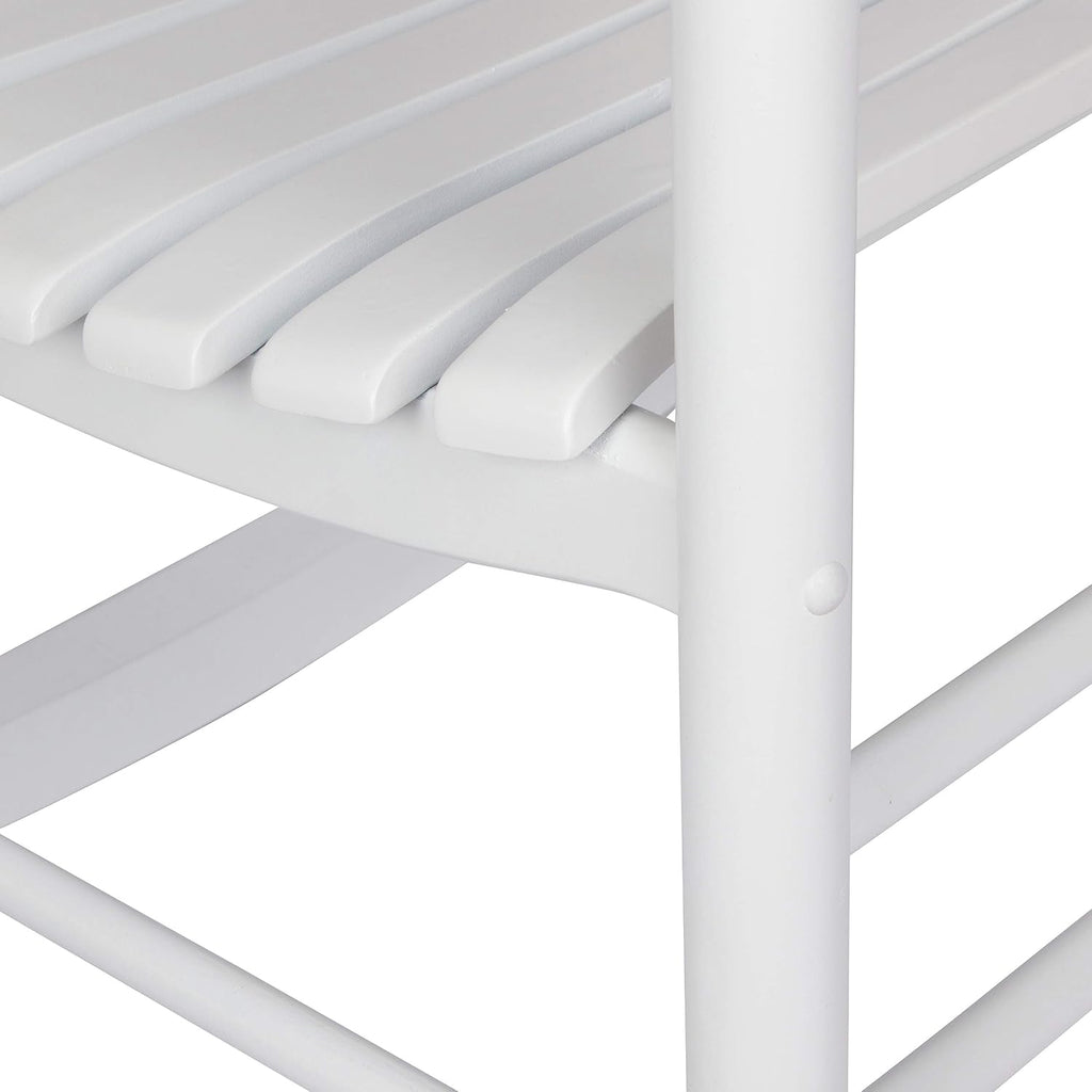 Shine Company 4331WT-142 Maine Outdoor Patio Rocking Chair, Classic White