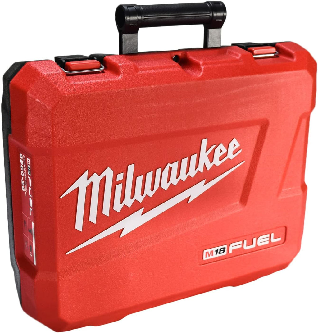 Milwaukee M18 18V Fuel 3/8' Mid-Torque Impact Wrench Kit Cordless Lithium-Ion Brushless 2960-22 with (2) 5Ah XC Batteries, Charger & Carrying Tool Case