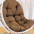 HUHJYUGE Hanging Basket Seat Cushion, Hanging Egg Chair Cushions, Hammock Chair Cushions, Thick Nest Back Pillow, Not-Slip, Washable, for Outdoor Patio Garden Swing Chair Cushion Seat Pads
