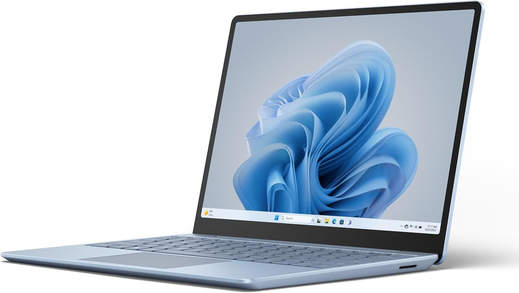 Microsoft Surface Laptop Go 3 (2023) - 12.4' Touchscreen, Thin & Lightweight, Intel Core i5, 8GB RAM, 256GB SSD SSD, with Windows 11, Ice Blue Color Microsoft Copilot