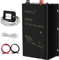 WZRELB 2500W 48V Pure Sine Wave Inverter,48 Volt DC to AC 120V 240V Split Phase Power Inverter,5KW Surge,5 AC Outlets, Hardwire Terminal,15ft LCD Remote Panel