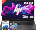 HP 255 G10 Laptop for Home or Work – Speed 6-Core Ryzen 5 (Up to 4.5 GHz), 16GB RAM, 256GB SSD, 15.6' Full HD, Windows 11 Pro, Wi-Fi 6, USB-C, WOWPC Recovery USB – Business and Fun Ready