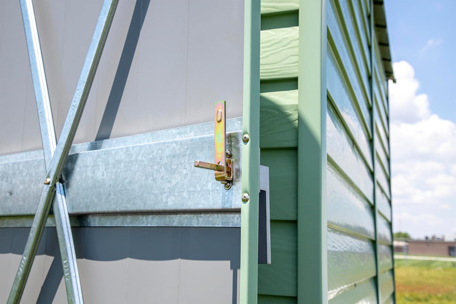 Arrow Sheds 10' x 12' Outdoor Steel Storage Shed, Green