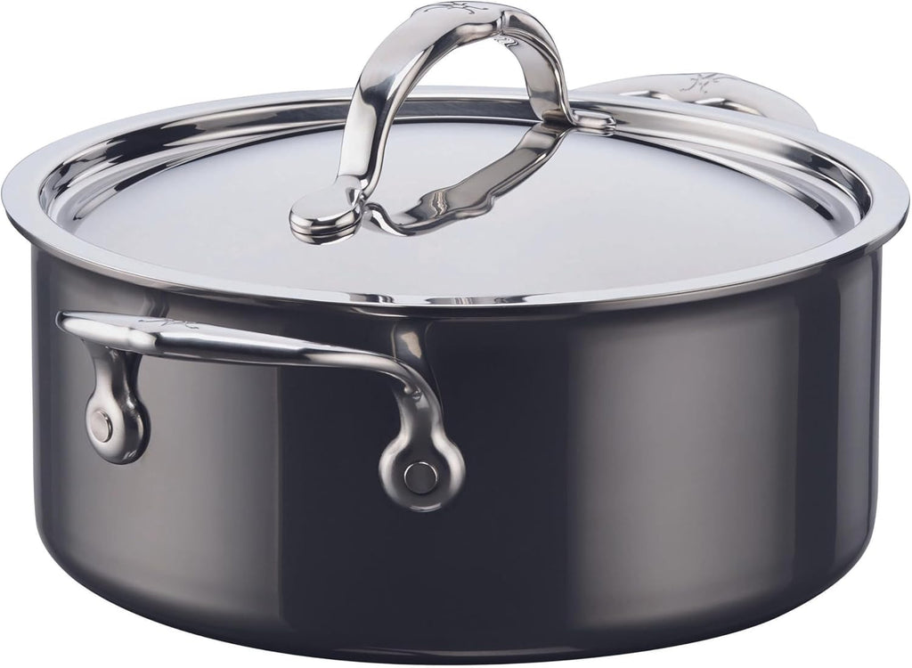 Hestan - NanoBond Collection - Stainless Steel Titanium Soup Pot, Induction Cooktop Compatible, 3 Quart