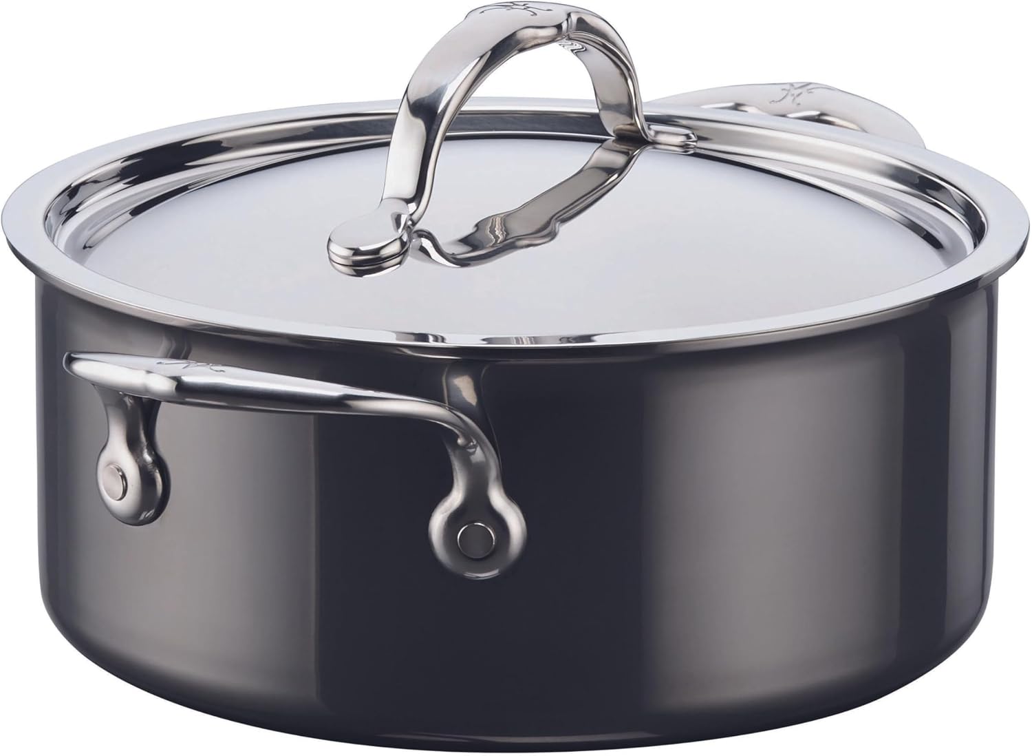 Hestan - NanoBond Collection - Stainless Steel Titanium Soup Pot, Induction Cooktop Compatible, 3 Quart