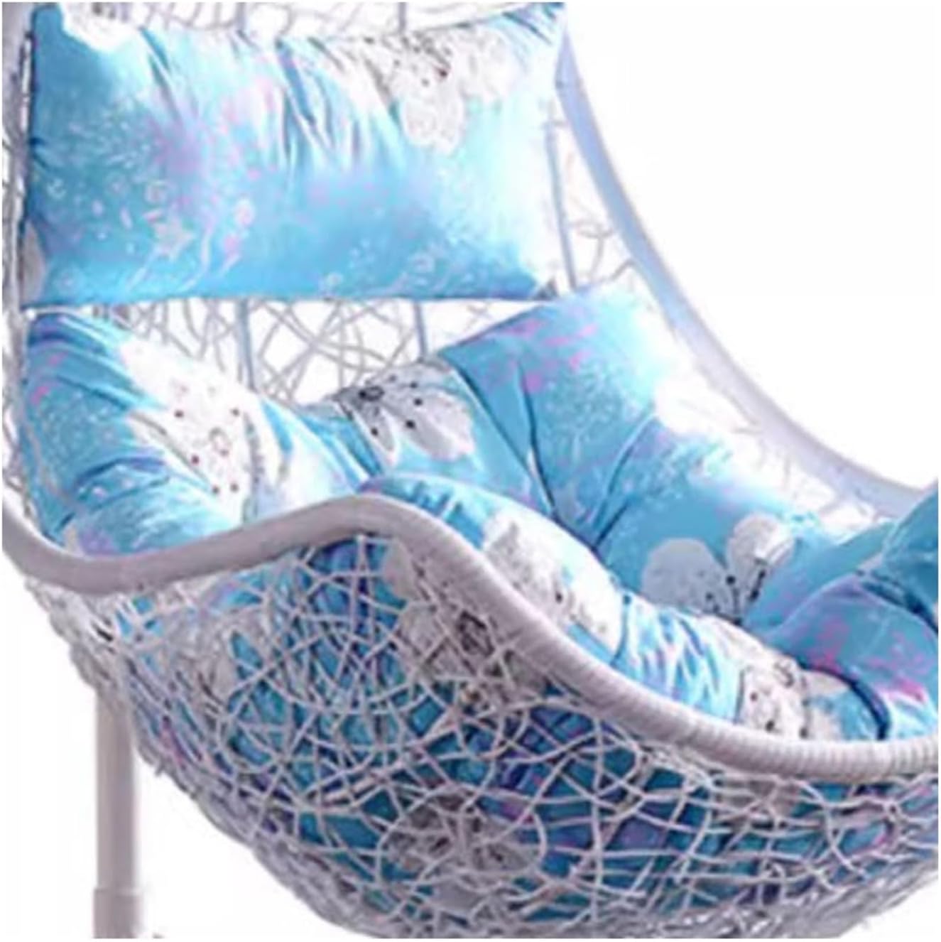 Wicker Chairs Hanging Basket Small Hanging Chair Swing Iron Art Cradle Balcony Indoor Rocking Chair Patio Chair