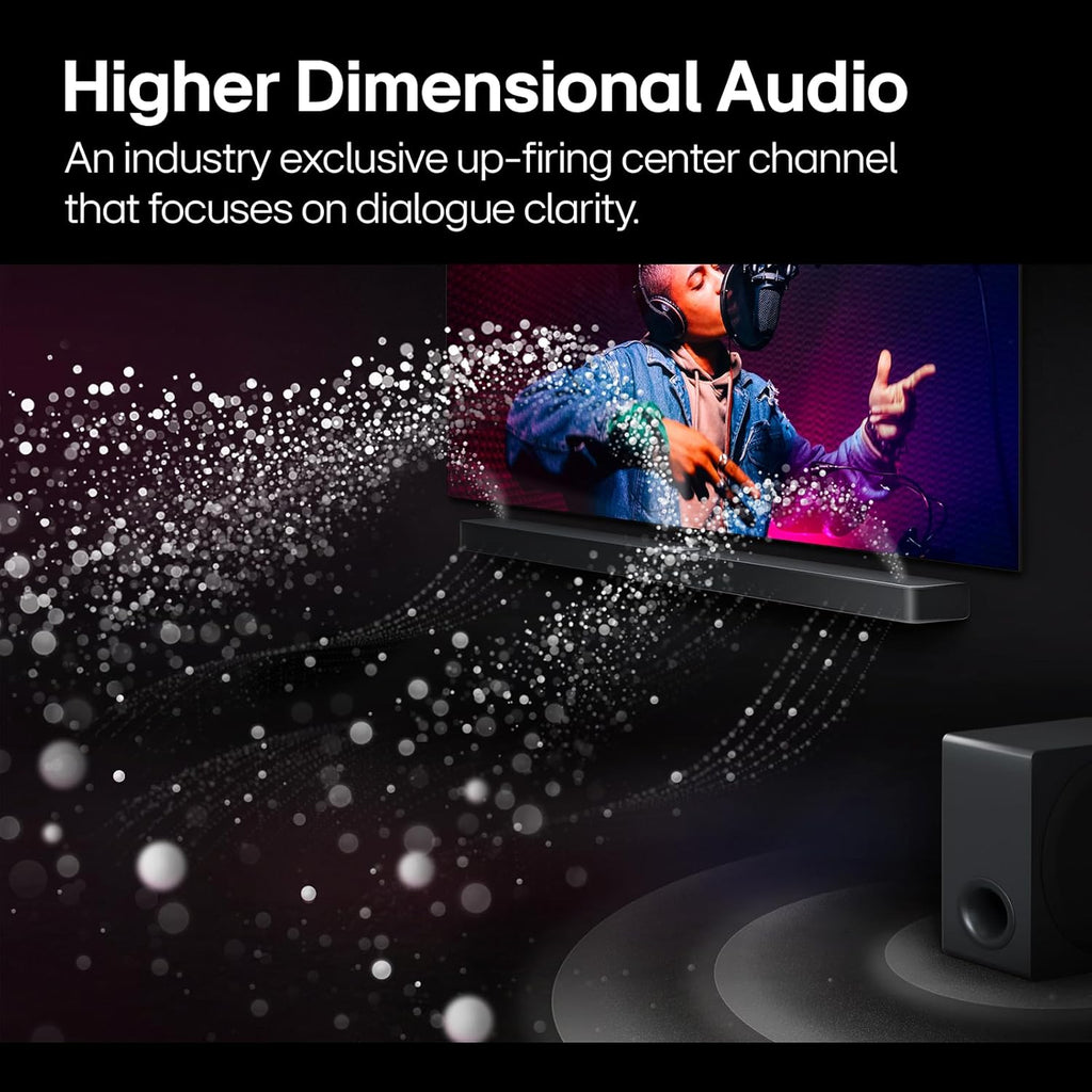 LG 65-Inch Class QNED90T Series Mini LED Smart TV 4K Processor Flat Screen with Alexa Built-in (65QNED90TUA, 2024),LG 7.1.3 ch. Sound Bar with Wireless Dolby Atmos and Rear Speakers